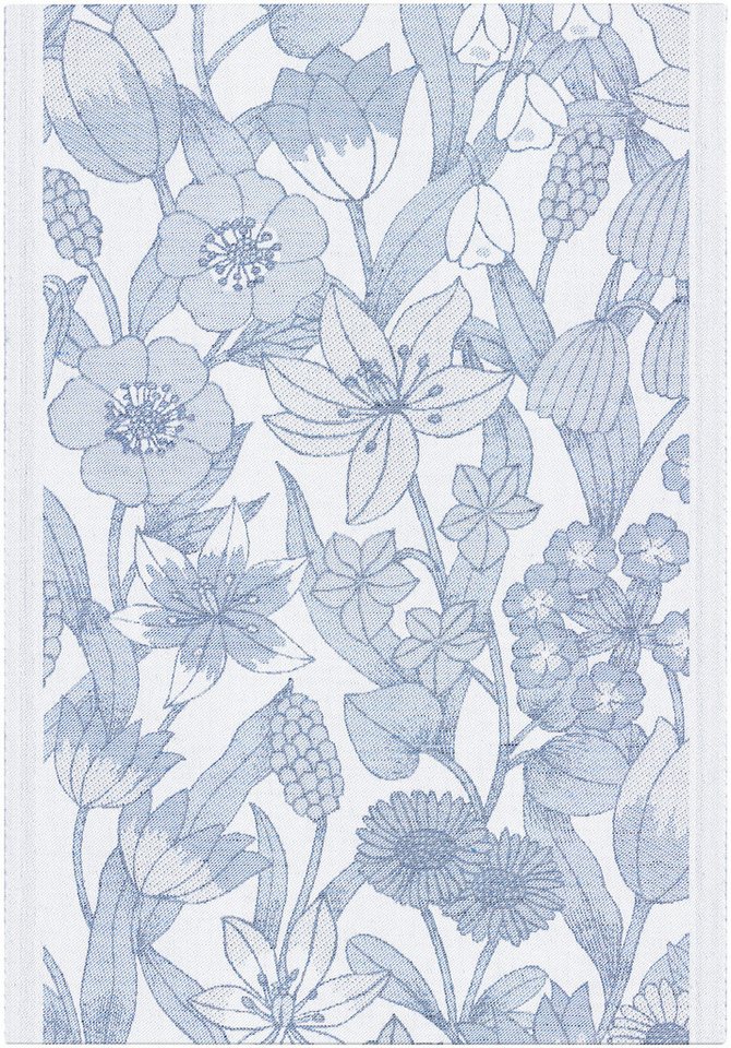 EKELUND MASTER WEAVERS 1692 Geschirrtuch Küchenhandtuch Havsblom 010 35x50 cm, (1-tlg., 1 x Geschirrtuch), gewebt von EKELUND MASTER WEAVERS 1692