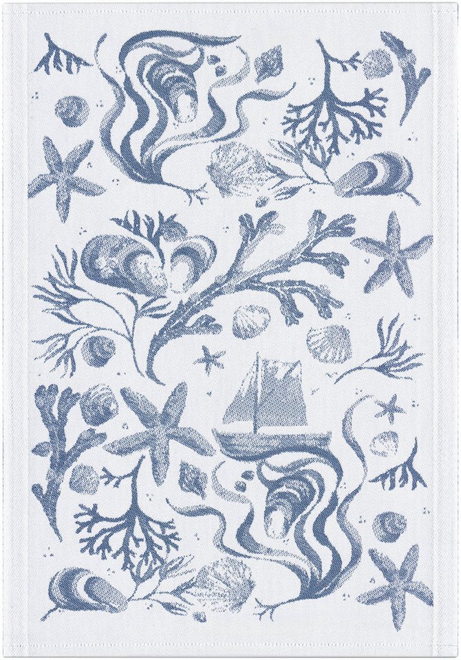 EKELUND MASTER WEAVERS 1692 Geschirrtuch Küchenhandtuch Havsbris 010 35x50 cm, (1-tlg., 1 x Geschirrtuch), gewebt von EKELUND MASTER WEAVERS 1692