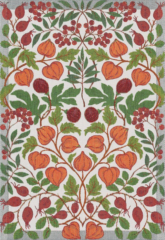 EKELUND MASTER WEAVERS 1692 Geschirrtuch Küchenhandtuch Höstskörd 599 35x50 cm, (1-tlg., 1 x Geschirrtuch), Pixel gewebt (6-farbig) von EKELUND MASTER WEAVERS 1692