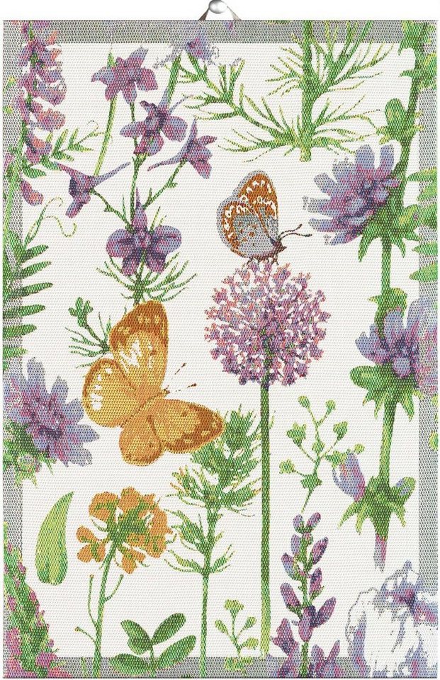 EKELUND MASTER WEAVERS 1692 Geschirrtuch Küchenhandtuch Selma 40x60 cm, (1-tlg., 1 x Geschirrtuch), Pixel gewebt (6-farbig) von EKELUND MASTER WEAVERS 1692