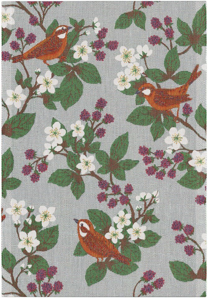 EKELUND MASTER WEAVERS 1692 Geschirrtuch Küchenhandtuch Skogskvitter 599 35x50 cm, (1-tlg., 1 x Geschirrtuch), Pixel gewebt (6-farbig) von EKELUND MASTER WEAVERS 1692
