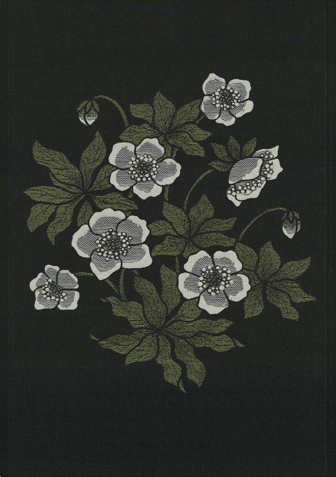 EKELUND MASTER WEAVERS 1692 Geschirrtuch Küchenhandtuch Skymningsblomma 940 48x70 cm, (1-tlg., 1 x Geschirrtuch), gewebt von EKELUND MASTER WEAVERS 1692