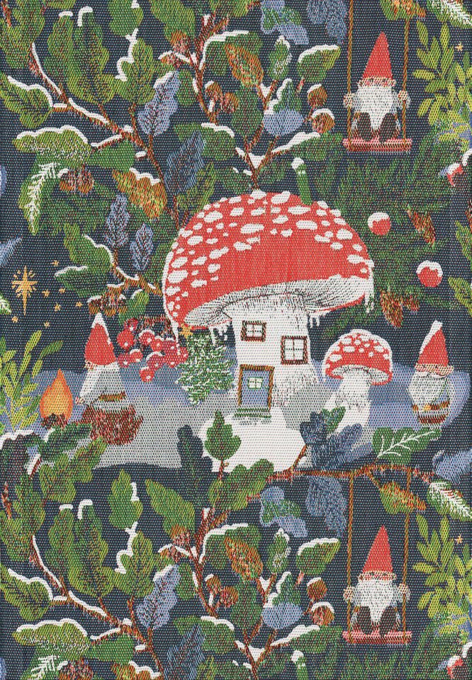 EKELUND MASTER WEAVERS 1692 Geschirrtuch Küchenhandtuch Svampskog 599 35x50 cm, (1-tlg., 1 x Geschirrtuch), Pixel gewebt (6-farbig) von EKELUND MASTER WEAVERS 1692