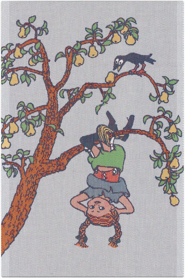 EKELUND MASTER WEAVERS 1692 Geschirrtuch Küchenhandtuch Uppochner 40x60 cm, (1-tlg., 1 x Geschirrtuch), Pixel gewebt (6-farbig) von EKELUND MASTER WEAVERS 1692