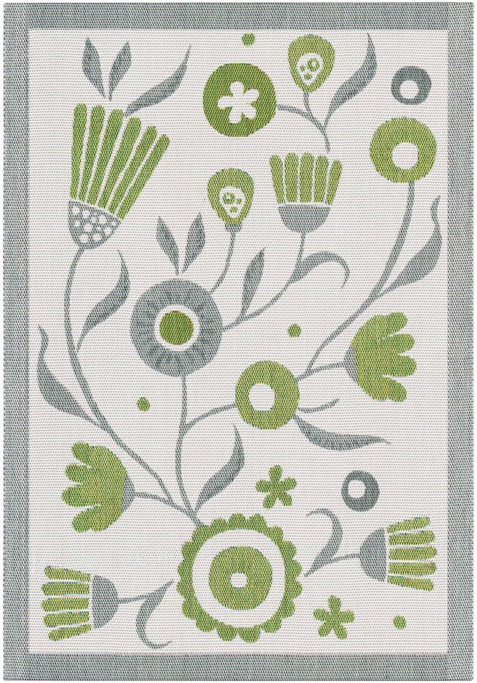 EKELUND MASTER WEAVERS 1692 Geschirrtuch Küchenhandtuch Vårvinda 540 35x50 cm, (1-tlg., 1 x Geschirrtuch), Pixel gewebt (6-farbig) von EKELUND MASTER WEAVERS 1692