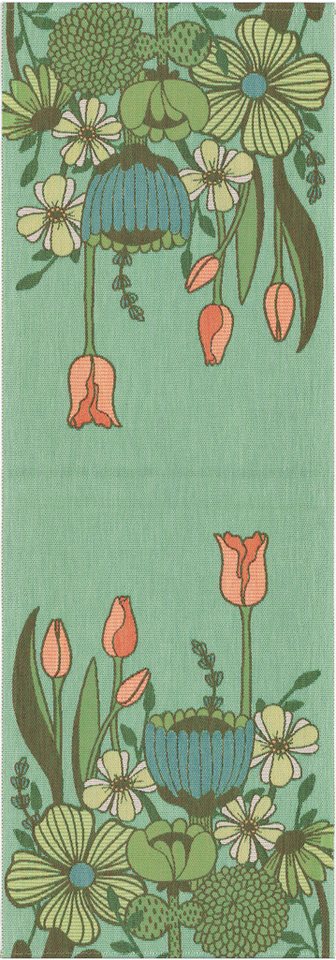 EKELUND MASTER WEAVERS 1692 Tischläufer Tischläufer Soft Green 540 35x100 cm, Pixel gewebt (6-farbig) von EKELUND MASTER WEAVERS 1692