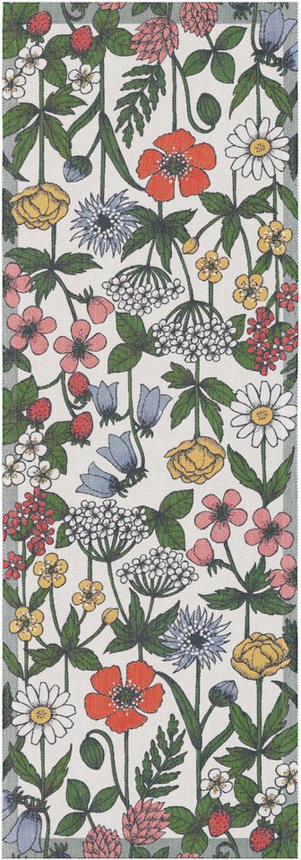 EKELUND MASTER WEAVERS 1692 Tischläufer Tischläufer Vildblomster 599 35x100 cm, Pixel gewebt (6-farbig) von EKELUND MASTER WEAVERS 1692