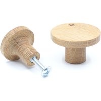 Eiche Möbelknopf 103 Möbelgriff Natur Deko Küche Schrank Schublade Ikea Pax Türknauf Holzgriff Kommode Schrankknopf von EKENGRIEP