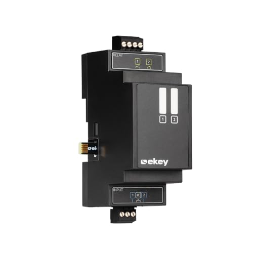 EKEY 203210 Controller-Erweiterungsmodul REG 2 Relais/Eingänge, zur Erweiterung von Relais und Eingängen des Controllers REG, 0.8 W, 12-24 V, schwarz EKEY 203210 Controller-Erweiterungsmodul REG 2 Relais/Eingänge, zur Erweiterung von Relais und Eingängen des Controllers REG, 0.8 W, 12-24 V, schwarz von EKEY