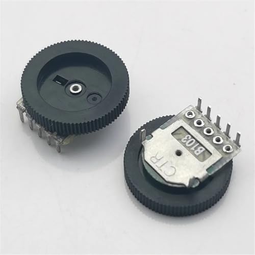 10PCS/Lot B103 10K Ohm 5 Pins Dial Wheel Potentiometer Stereo Volume Gear Switch Control For Radio MP3 MP4 Game console EKFBQBGW 10PCS/Lot B103 10K Ohm 5 Pins Dial Wheel Potentiometer Stereo Volume Gear Switch Control For Radio MP3 MP4 Game console EKFBQBGW von EKFBQBGW
