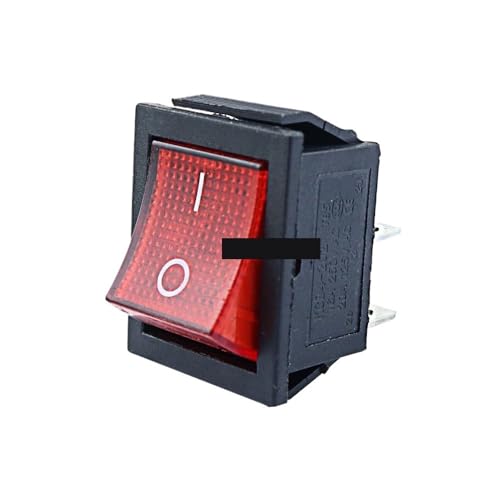 1PCS KCD4-202 boat rocker switch power switch 2Position 4 Pins/6 Pins with light 31x25mm 20A 125VAC 16A 250VAC light switch EKFBQBGW(Red,4 Pins) von EKFBQBGW
