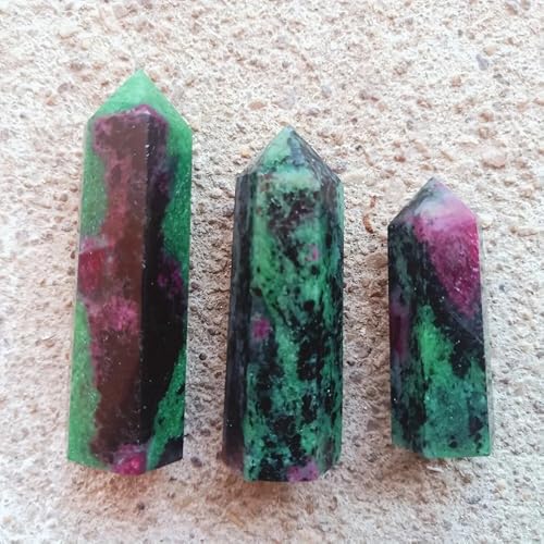 1pc 4-5cm Ruby Red Green Tone Hexagonal Single Pointed Ornament for Yoga Decoration Gift Home EKFBQBGW 1pc 4-5cm Ruby Red Green Tone Hexagonal Single Pointed Ornament for Yoga Decoration Gift Home EKFBQBGW von EKFBQBGW