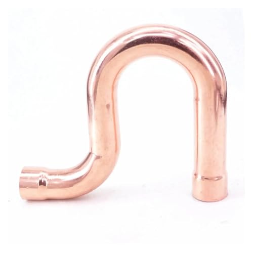 EKFBQBGW 16x1.0mm Pure Copper End Feed P Trap Pipe Adapter Air Conditioner Refrigeration Gas Water Oil von EKFBQBGW
