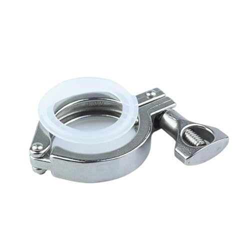 EKFBQBGW 45mm x Ferrule 64 Stainless Steel Tri Clamp for Ferrule Homebrew Pipe Fittings EKFBQBGW 45mm x Ferrule 64 Stainless Steel Tri Clamp for Ferrule Homebrew Pipe Fittings von EKFBQBGW