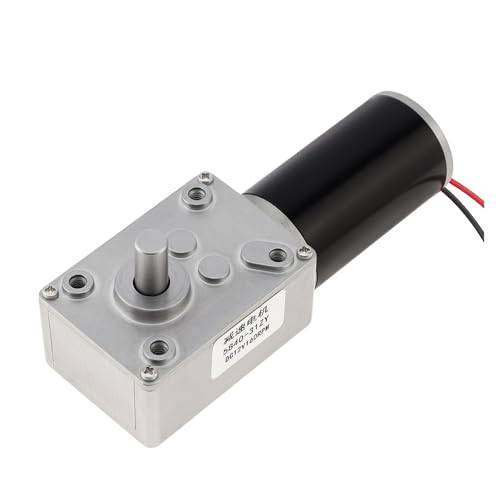 EKFBQBGW 5840-31ZY DC Worm Gear Electronic Starter 12V Self-Locking Reversed Turbine Gearbox Electronic Starter 12RPM von EKFBQBGW