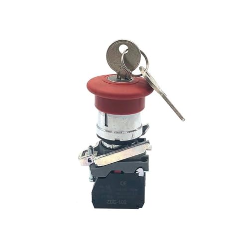 Key reset Key emergency stop button Button XB4-BS142 Mushroom head key switch EKFBQBGW Key reset Key emergency stop button Button XB4-BS142 Mushroom head key switch EKFBQBGW von EKFBQBGW
