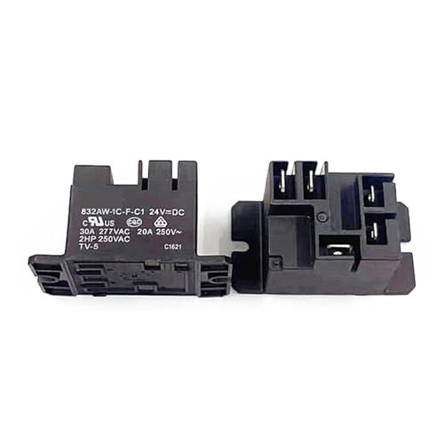 832AW-1C-F-C1 832AW 1C F C1 832AW1CFC1 24VDC DC24V 24V 30A 277VAC 24V relais 5PIN(5PCS) von EKJSBWGN