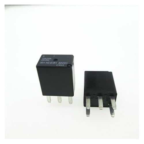 CAR AUTO 24V Relais 301-1C-C-R1 U01 24VDC 301-1C-C-R1-24VDC 301-1C-C-R1-U01 3011CCR1 3011CCR1-24VDC 24VDC DC24V 15A 10A DIP5(5PCS) von EKJSBWGN