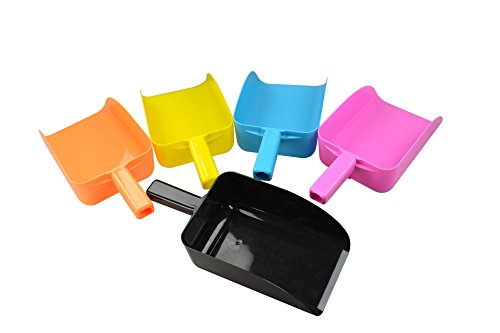 Haferschaufel Futterschaufel aus Plastik (schwarz) von EKKIA