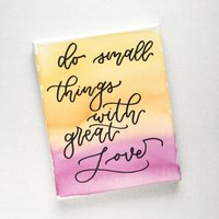 Kleine Dinge 8x10In Leinwand von EKLetteringDesign