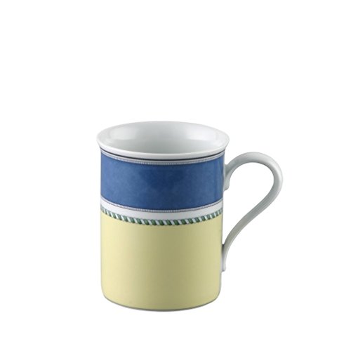 EKM Living Hutschenreuther Vorteilset 4 Stück Maria Theresia Medley - Mantova Becher mit Henkel 02013-720352-15505 und Gratis 1 x Trinitae Körperpflegeprodukt von EKM Living