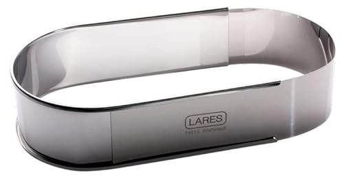 EKM Living Lares Backform oval verstellbar L: 28-40cm B: 15cm H: 6cm / Made in Germany/rostfreiem Edelstahl/Stollen- Brotbackrahmen + Gratis 4er Set Edelstahl Trinkhalme (Oval) EKM Living Lares Backform oval verstellbar L: 28-40cm B: 15cm H: 6cm / Made in Germany/rostfreiem Edelstahl/Stollen- Brotbackrahmen + Gratis 4er Set Edelstahl Trinkhalme (Oval) von EKM Living