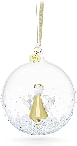 Swarovski Annual Edition 2022 Weihnachtskugel Ball Ornament 5625988 + Gratis 4er Set EKM Living Edelstahl Trinkhalme von EKM Living