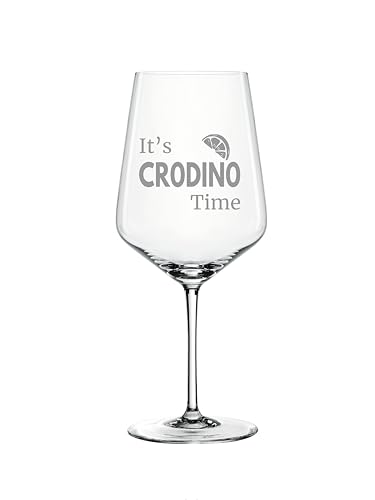 Spiegelau & Nachtmann Style Crodino Glas 630ml mit Gravur It's Crodino Time - Crodino Liebhaber – Made in Germany - Geschenkidee - Crodino alkoholfreier Aperitif (Crodino Time) von EKM Living