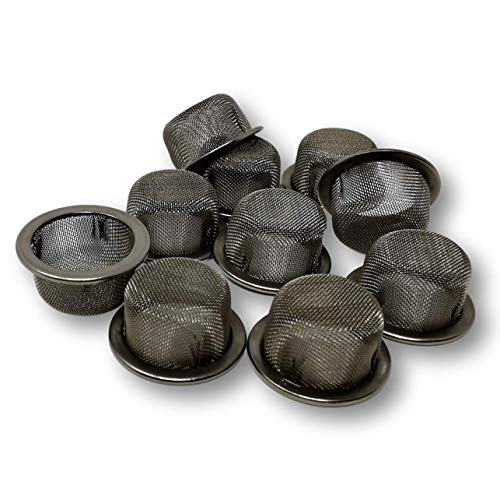 EKNA 10 Kugelsiebe - aus rostfreiem Stahl - Pfeifensieb Kugel vorgestanzt - 8x16mm - Siebe für Bong, Pfeife & mehr EKNA 10 Kugelsiebe - aus rostfreiem Stahl - Pfeifensieb Kugel vorgestanzt - 8x16mm - Siebe für Bong, Pfeife & mehr von EKNA