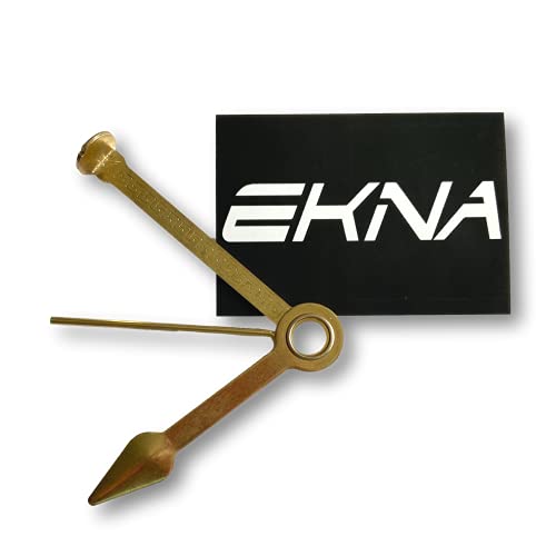 EKNA Pfeifenstopfer - Pfeifenbesteck in Gold - Edel Pfeifenbesteck - Tabakpfeifen Zubehör 3-teilig - 8cm lang + EKNA Sticker (Gold) von EKNA