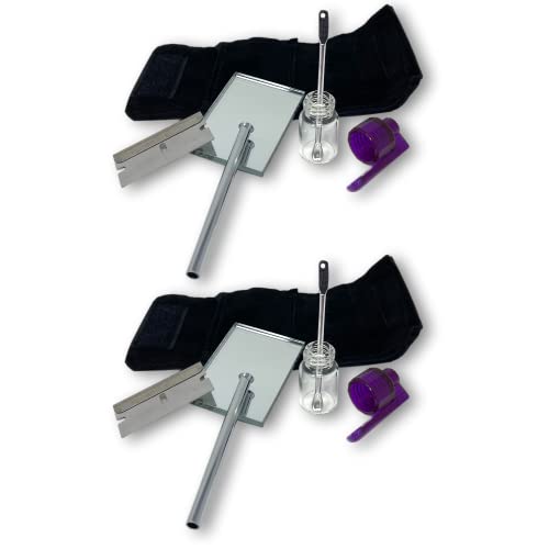 EKNA Schnupftabak Set - 2x 6-teiliges Snuff Set - Zieh Set unterwegs - Snuff Board - Schnupf Zubehör - Zieh Set Schnupftabak (2x Set) von EKNA