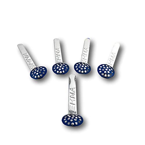 EKNA Stahl-Hängesiebe Einhängesiebe 12mm 15mm für Tabakpfeifen, Wasserpfeifen 5 10 20 Stück Stahlhängesiebe + Sticker (5, 12mm) von EKNA