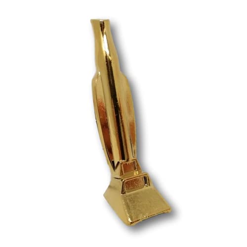 EKNA Zieh-Röhrchen – Schnupftabak Rohr – Ziehröhrchen Staubsauger - Zubehör Sniffer Set – Snorter Metall – Miniatur Staubsauger (Gold) von EKNA