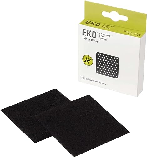 EKO Carbon Geruchsfilter, Polyesterfaser, anthrazit, Schwarz, Einheitsgröße von EKO