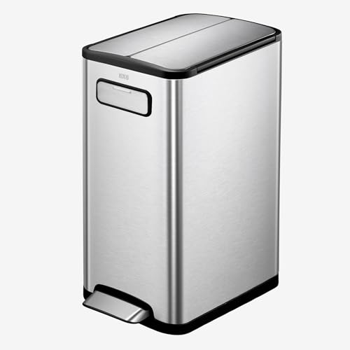 EKO - Ecofly Edelstahl-Mülleimer (20 l + 20 l) von EKO
