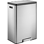 EKO Edelstahl Treteimer 30 L 29,5 (B) x 36,5 (T) x 64 (H) cm Silber von EKO