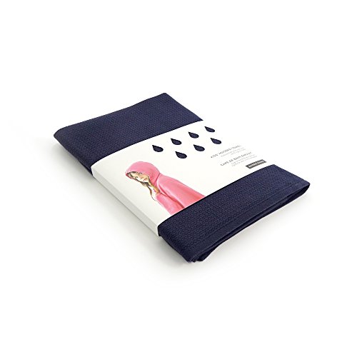 EKOBO 68883 Kapuzentuch, Bio Baumwolle, Midnight Blue, 3-10 Jahre von EKOBO