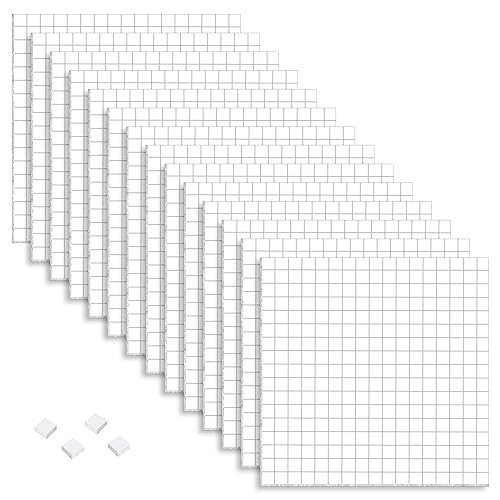 EKOCEV 3D Klebepads Doppelseitig 3468 Stück Schaumstoff Klebepads, 6,5mm Schaumstoff Klebestreifen Klebekissen für Papier Kunststoff Metall und Scrapbooking von EKOCEV