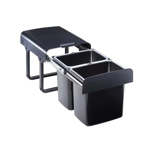 EKOTECH Abfallsammler EKKO 2 RECYCLED mit 32 Liter Füllvolumen für 40 cm Schrankbreite von EKOTECH