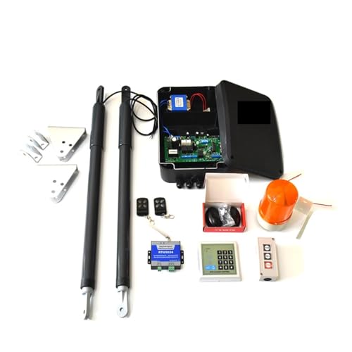 12 VDC 200 kg pro Blatt elektrischer Linearantrieb Motormotor Automatischer GSM-Schwenktoröffner-Motorsatz mit optionalem Zubehör Komfortable Türöffnung(1 UK) von EKOUQIN
