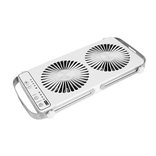 12V Wasserdichter Lüftungslüfter Auto-Abluftventilator Schiebedach-Abluftkühler RV-Camper-Zubehör Effektive Zirkulation(White) von EKOUQIN