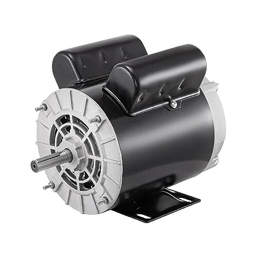 2 PS Einphasen-Luftkompressor-Elektromotor 115/230 V 3450 U/min Stahlgehäuse for Pumpen Transportmaschinen Mischer Einfach und bequem zu bedienen von EKOUQIN