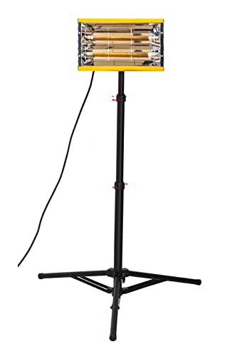 2000W Infrarot-Farblampe Handheizung Backlicht Infrarotlampe Licht Kurzwelle Anhebbare Autokörperfarbe Trocknungslampe Für die Karosseriereparatur von EKOUQIN