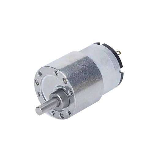 6V/12V/24V Miniature High Torque Reduction Gear Box Micro Speed Reversible Electric Reduction Geared Motor 7~960RPM JGB37—520 Komfortable Türöffnung(35,12V) von EKOUQIN