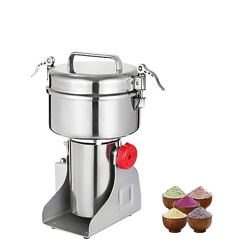 750g Kräutermühle Getreidemühle Open-Cover-Stop Mehlpulver Elektrische Mühle Maschine Kräuter Herbstmühle Einfach und bequem zu bedienen von EKOUQIN