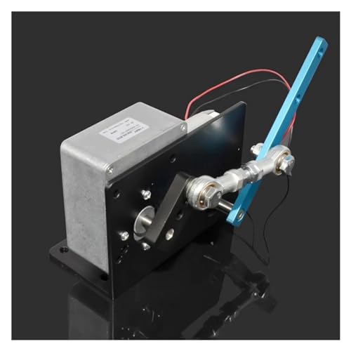 DC 12V 24V DIY Hubkolbenmotor Stellantrieb Geschwindigkeit einstellbarer Winkel 35/60/90 Grad mit Netzteil und Geschwindigkeitsregler Komfortable Türöffnung(24V 3RPM) von EKOUQIN