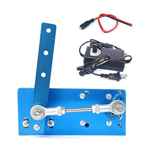 DC 12V 24V Getriebemotor Hubkolben-Schaukelmotor DIY-Design Hubkolbengetriebemotor Schwenkwinkel 20-120 Grad Wobbler-Maschine Komfortable Türöffnung(US 110V,12V 90times min) von EKOUQIN