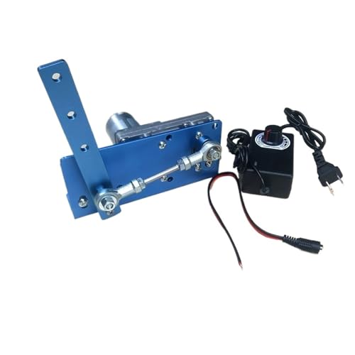 DC 12V 24V Reciprocating Swing 20-120° Aktuator Getriebemotor mit Netzteil Geschwindigkeitswinkel einstellbar AC 220 DIY Roboter Antriebsarm Komfortable Türöffnung(DC 12V 20RPM) von EKOUQIN
