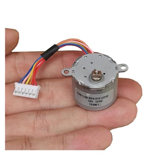 DC 12V Micro Gear Schrittmotor Mini 2-Phasen 6-Draht Getriebe Untersetzung Schrittmotor DIY Klimaanlage Lüfter Schwenkmotor Komfortable Türöffnung DC 12V Micro Gear Schrittmotor Mini 2-Phasen 6-Draht Getriebe Untersetzung Schrittmotor DIY Klimaanlage Lüfter Schwenkmotor Komfortable Türöffnung von EKOUQIN