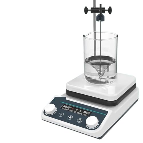 Digitalanzeige Thermostat Heizung Magnetrührer Heizplatte Laborgeräte 5L 1500rpm HS8Pro Laborausstattung von EKOUQIN
